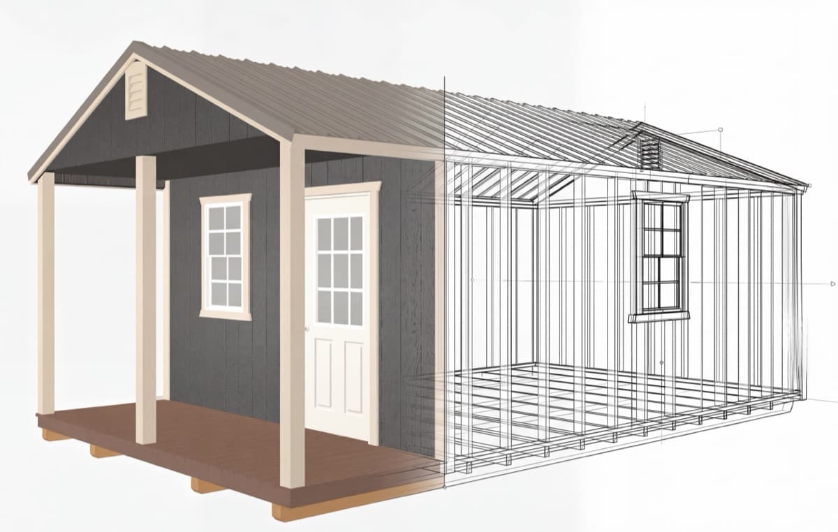 3D Shed Design Tool - Customize Your Shed